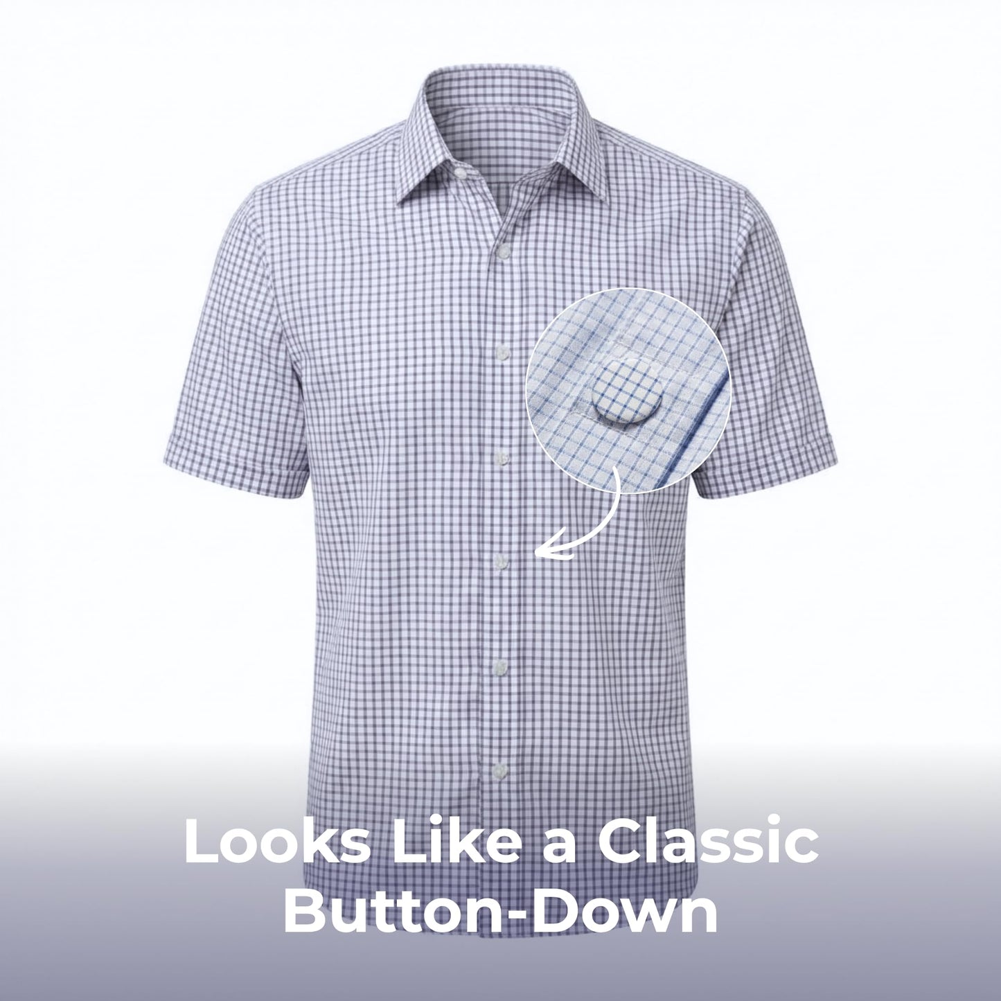 MagnaReady Magnetic Button-Down Shirt