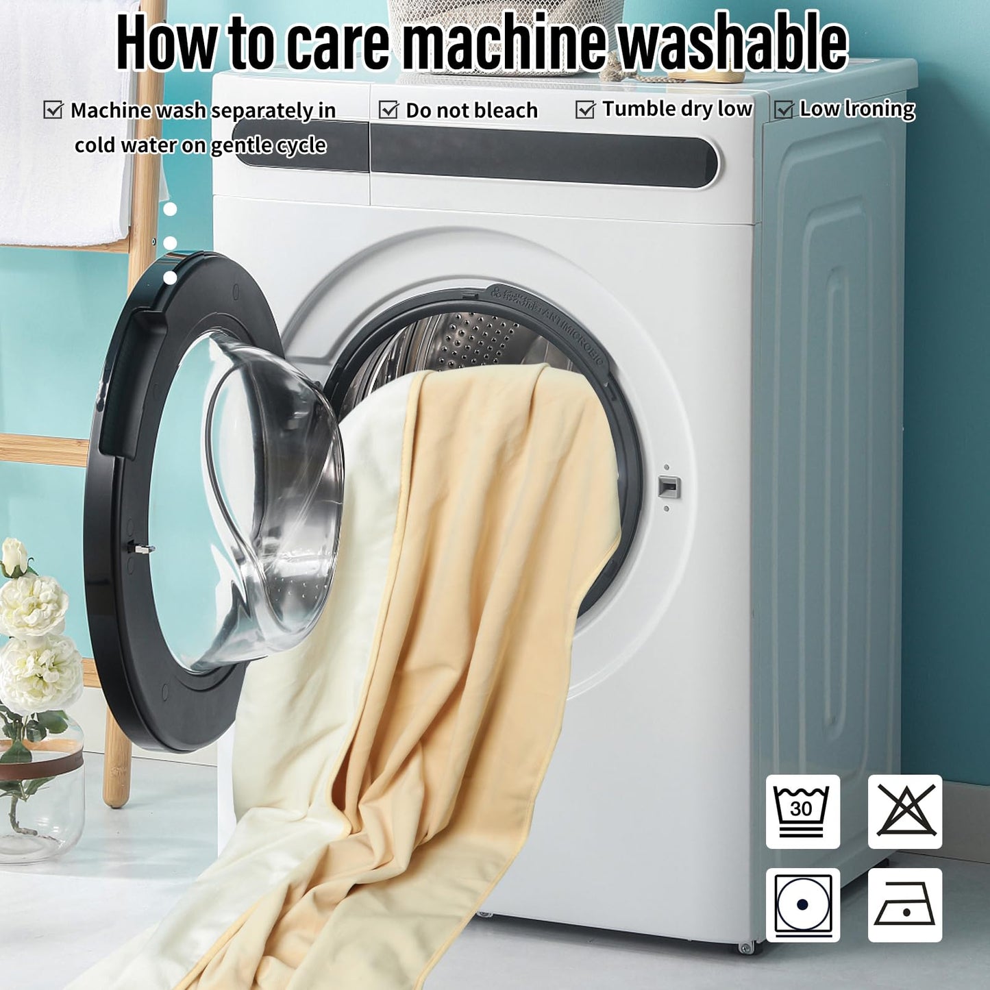 Reversible Waterproof Throw Blanket