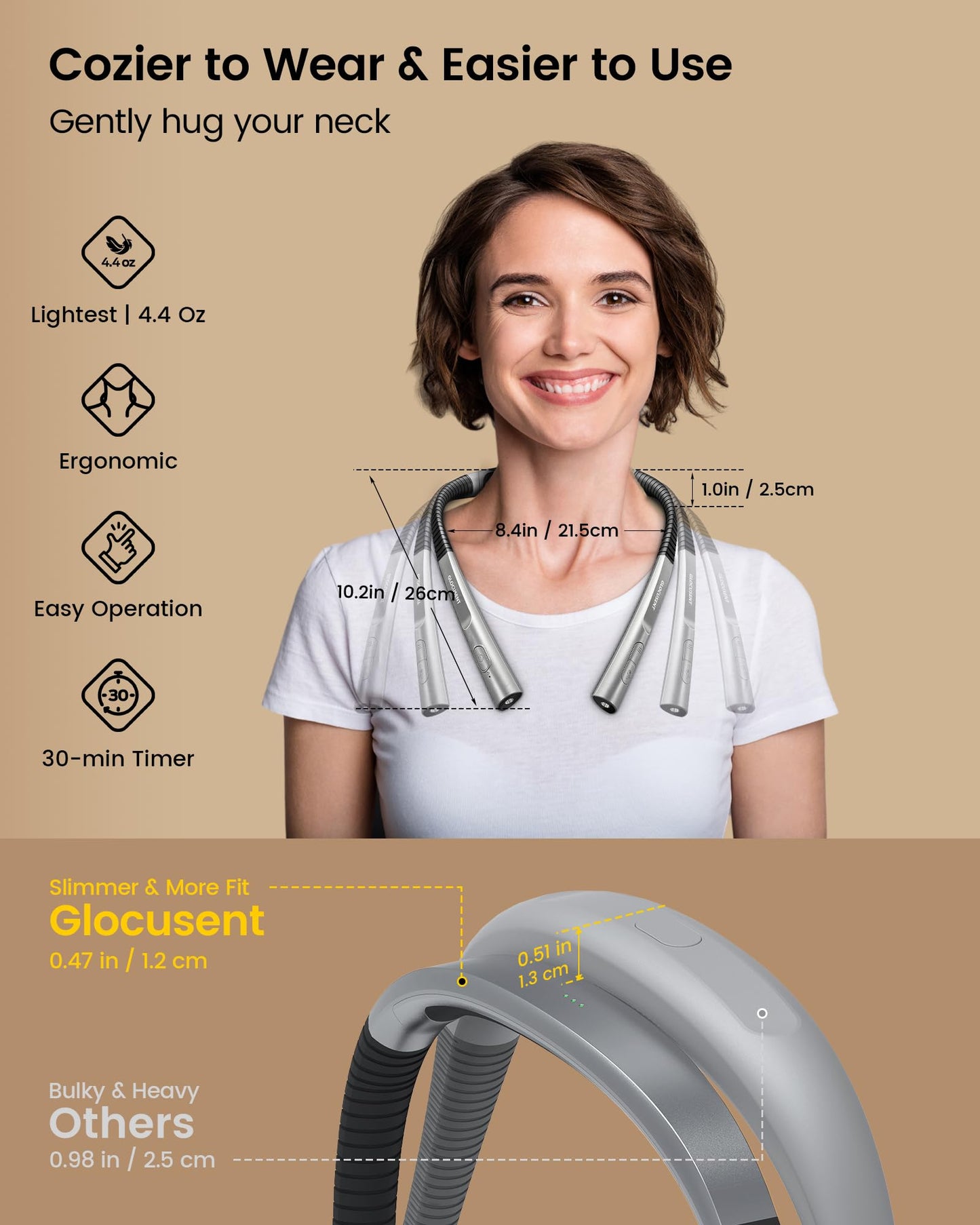 Glocusent Neck Reading Light