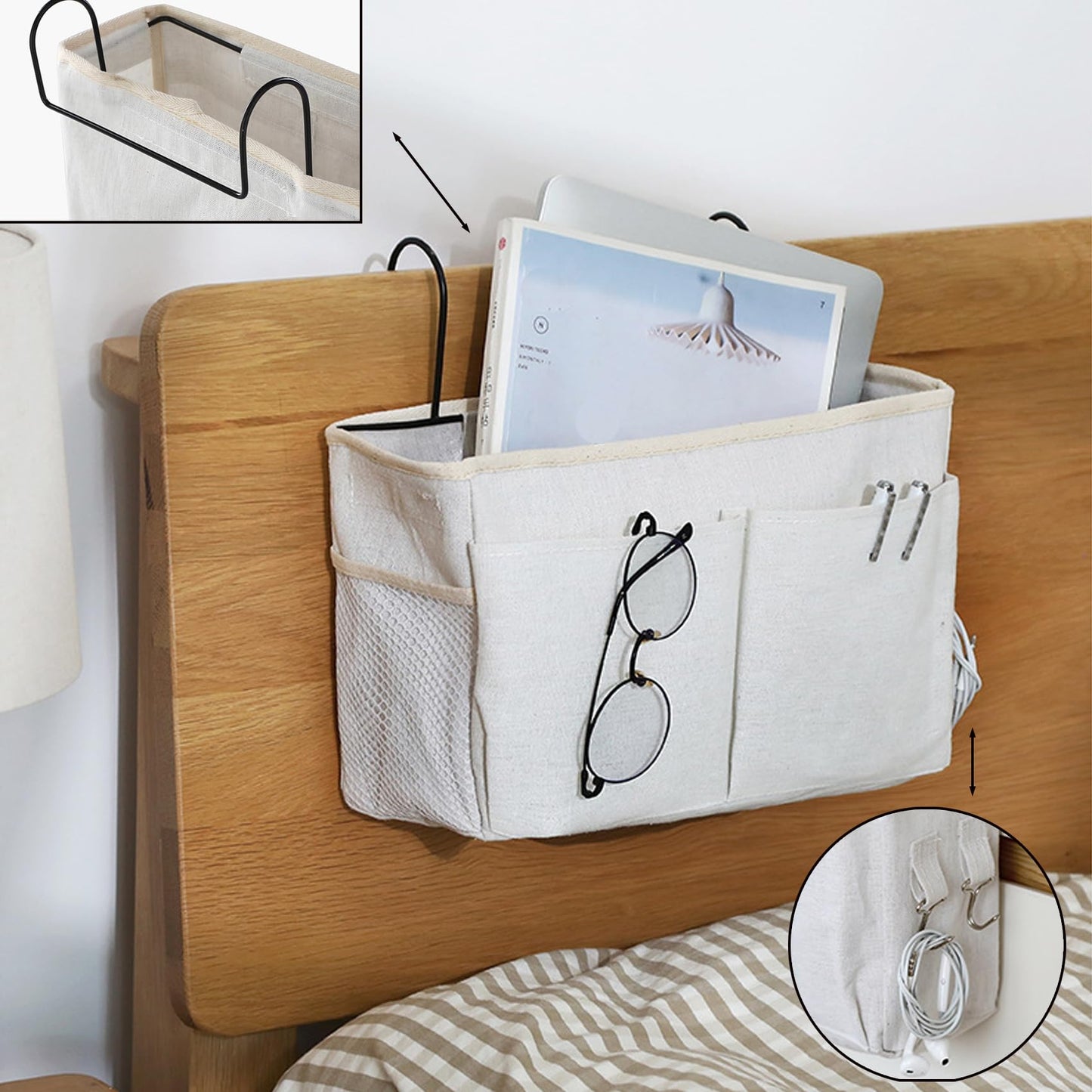 Bedside Caddy Organizer
