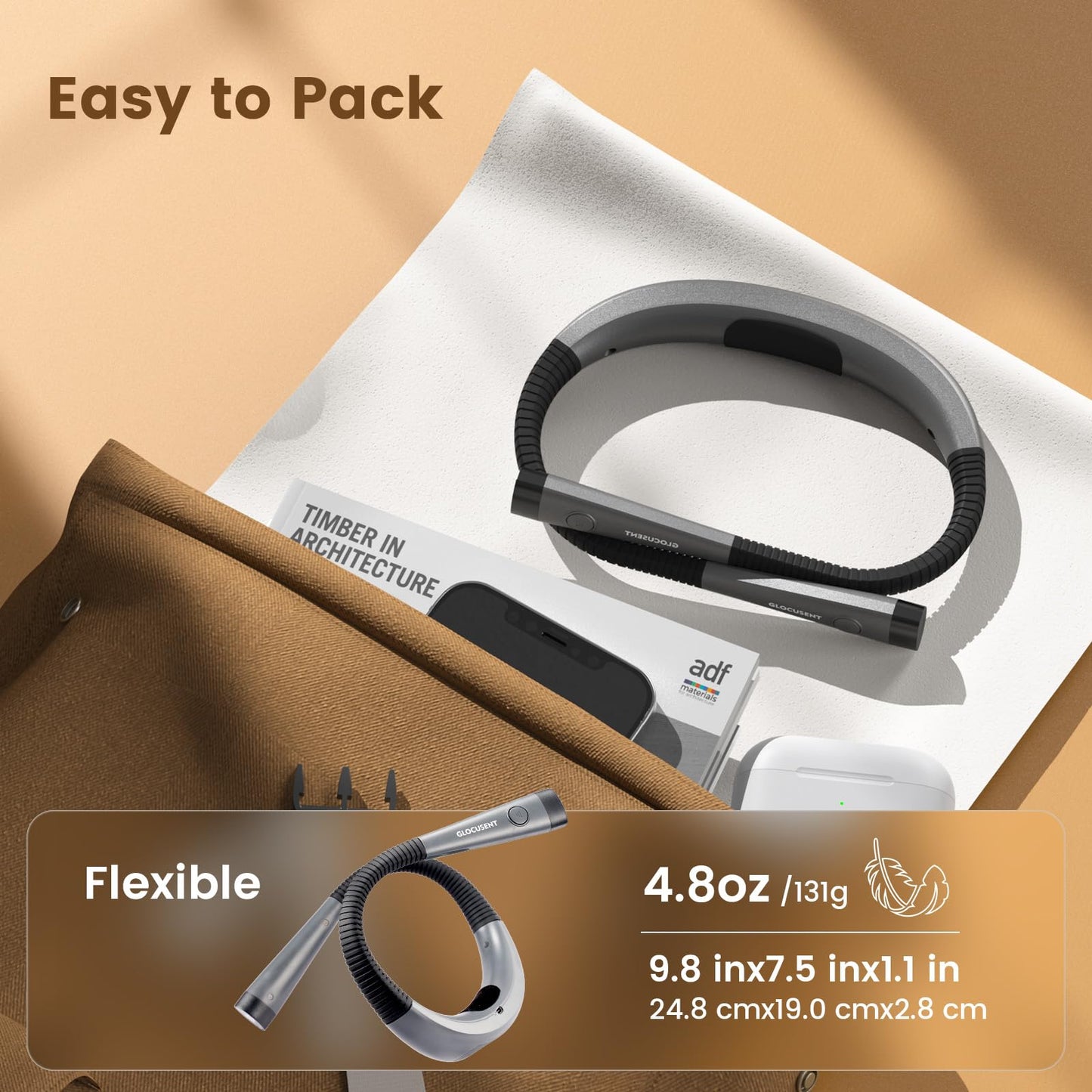 Glocusent Neck Reading Light