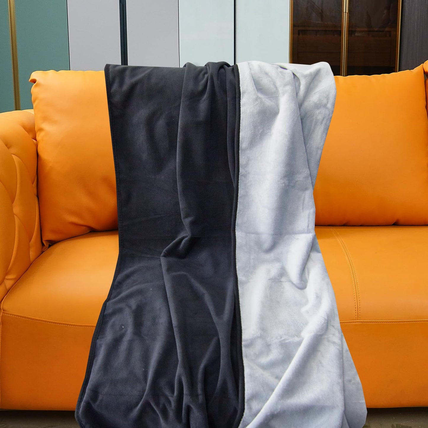 Reversible Waterproof Throw Blanket