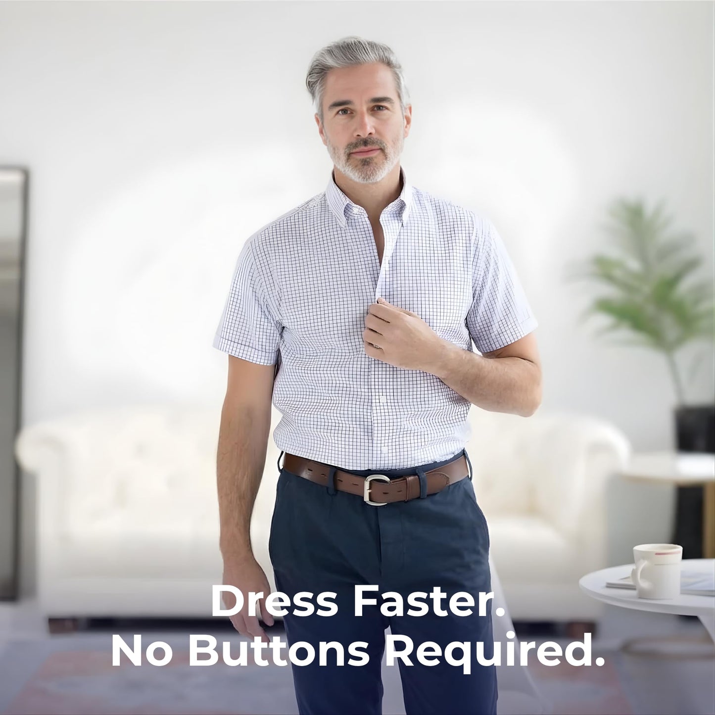 MagnaReady Magnetic Button-Down Shirt