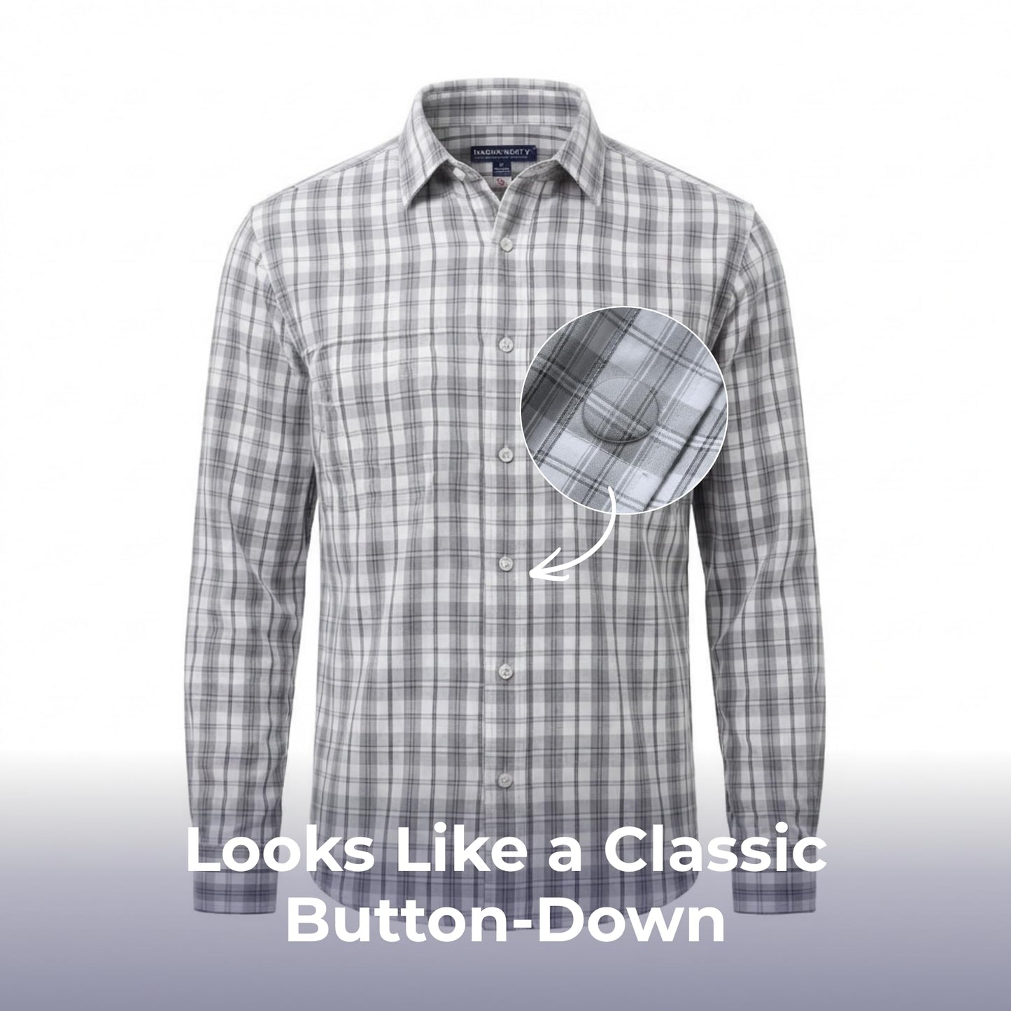 MagnaReady Magnetic Button-Down Shirt