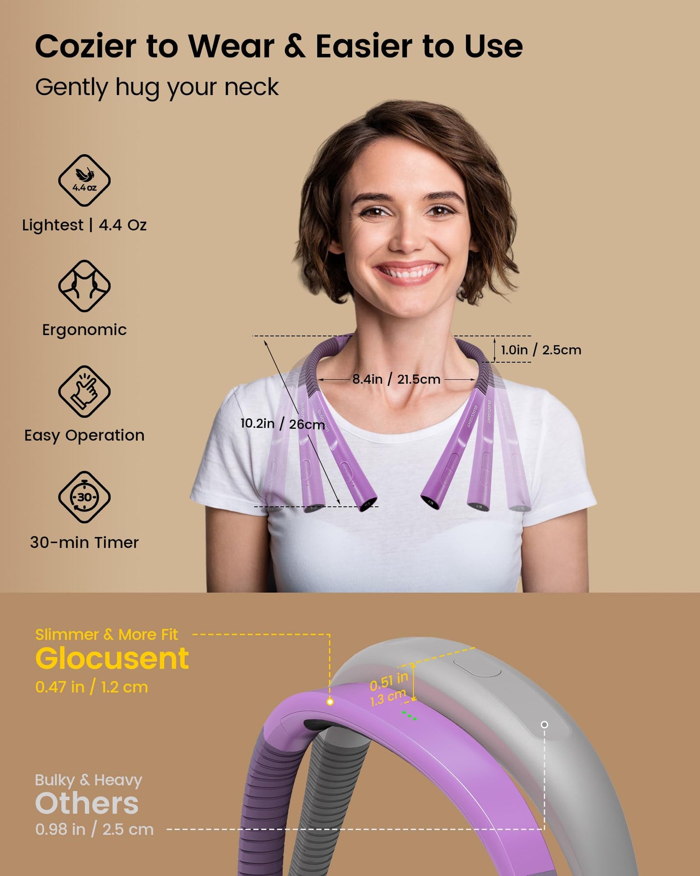 Glocusent Neck Reading Light