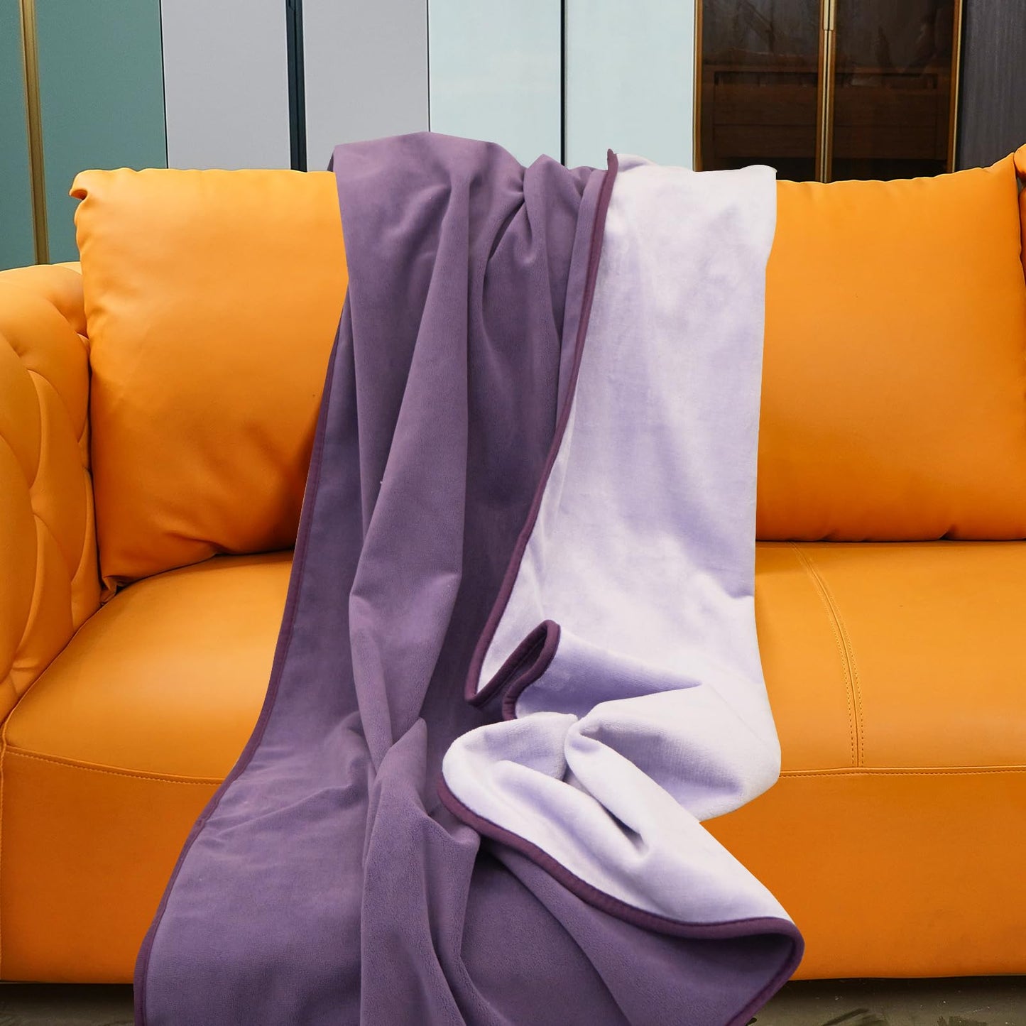 Reversible Waterproof Throw Blanket