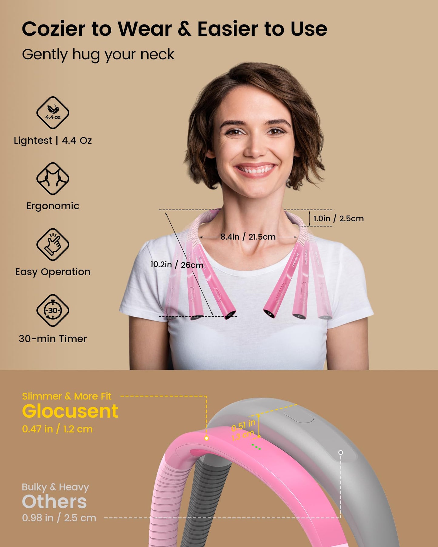 Glocusent Neck Reading Light