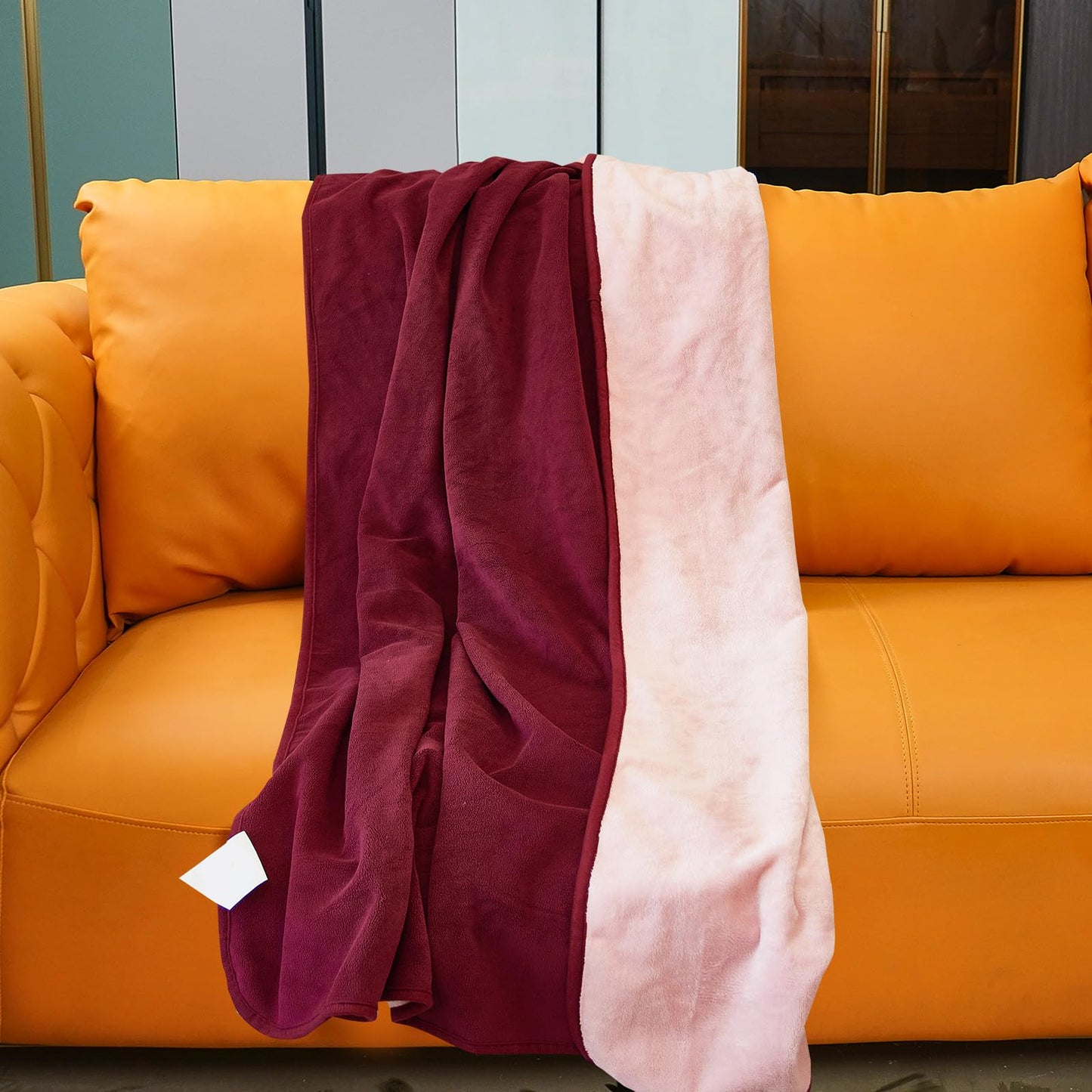Reversible Waterproof Throw Blanket