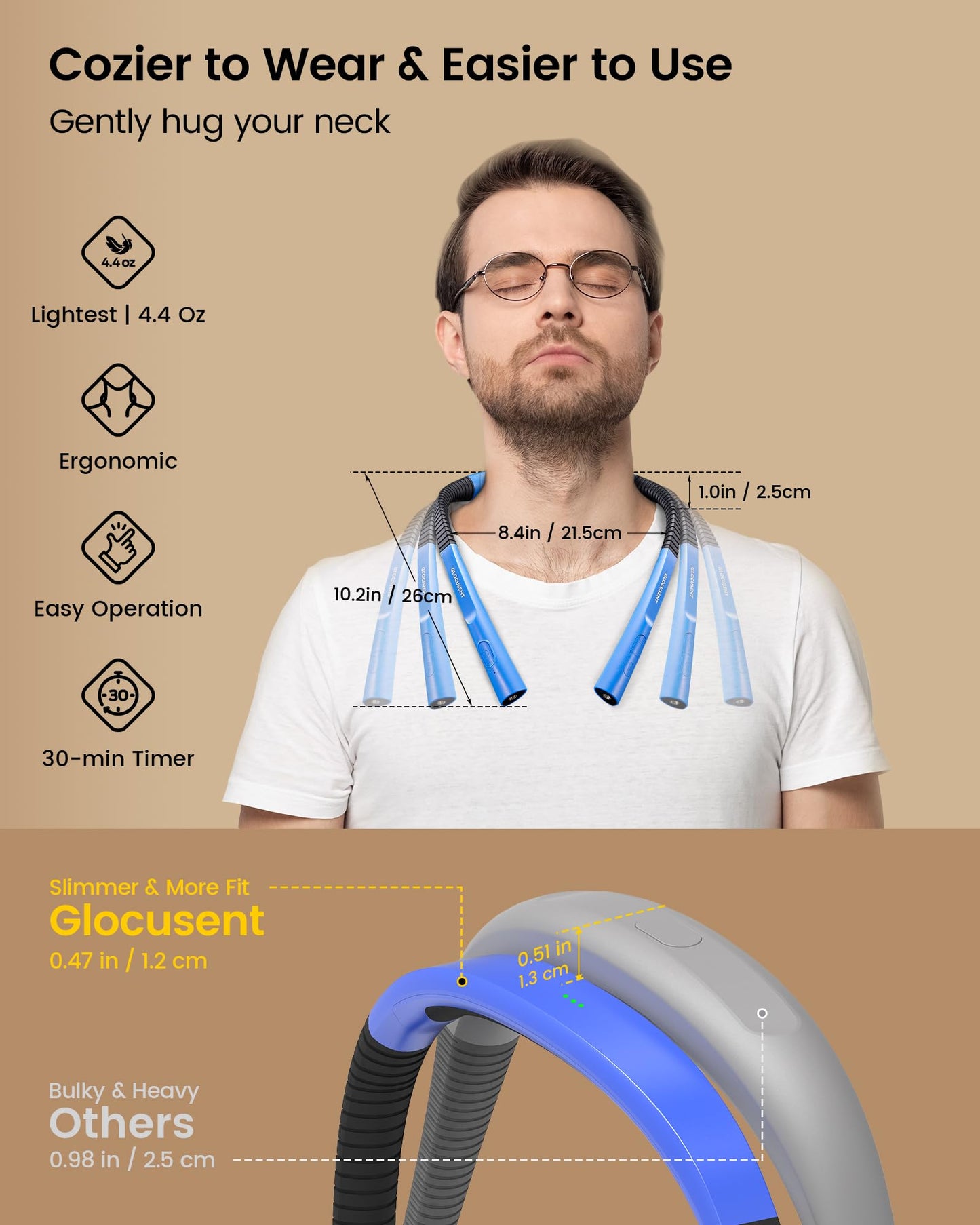 Glocusent Neck Reading Light