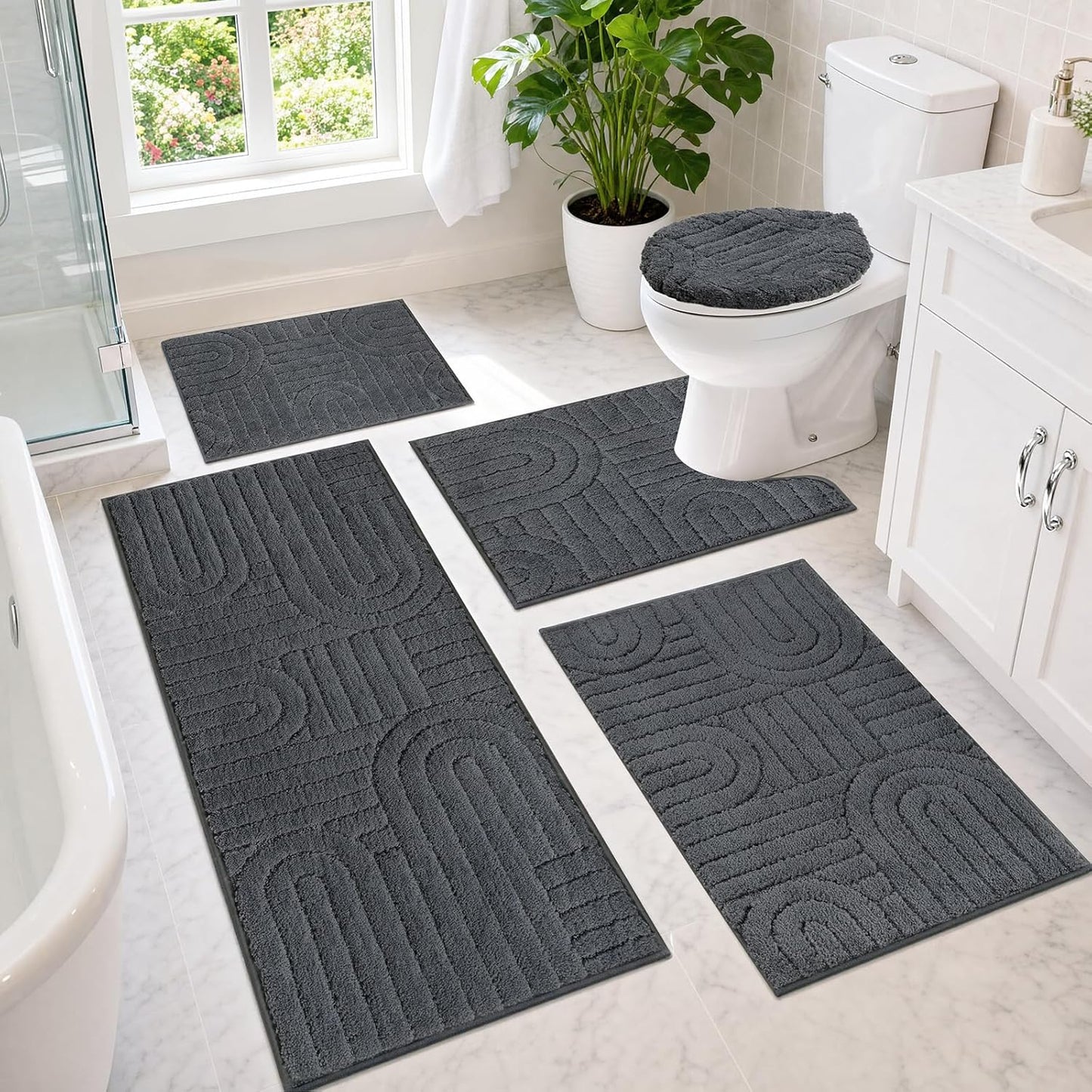 Homcomoda Bath Rug Set