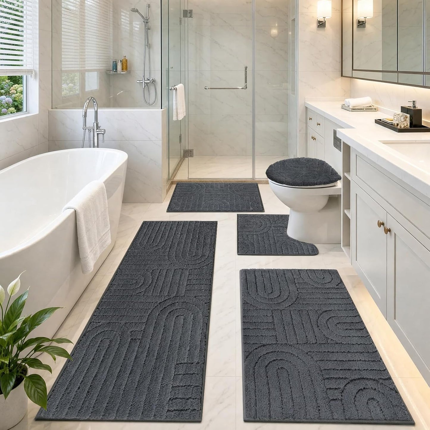 Homcomoda Bath Rug Set