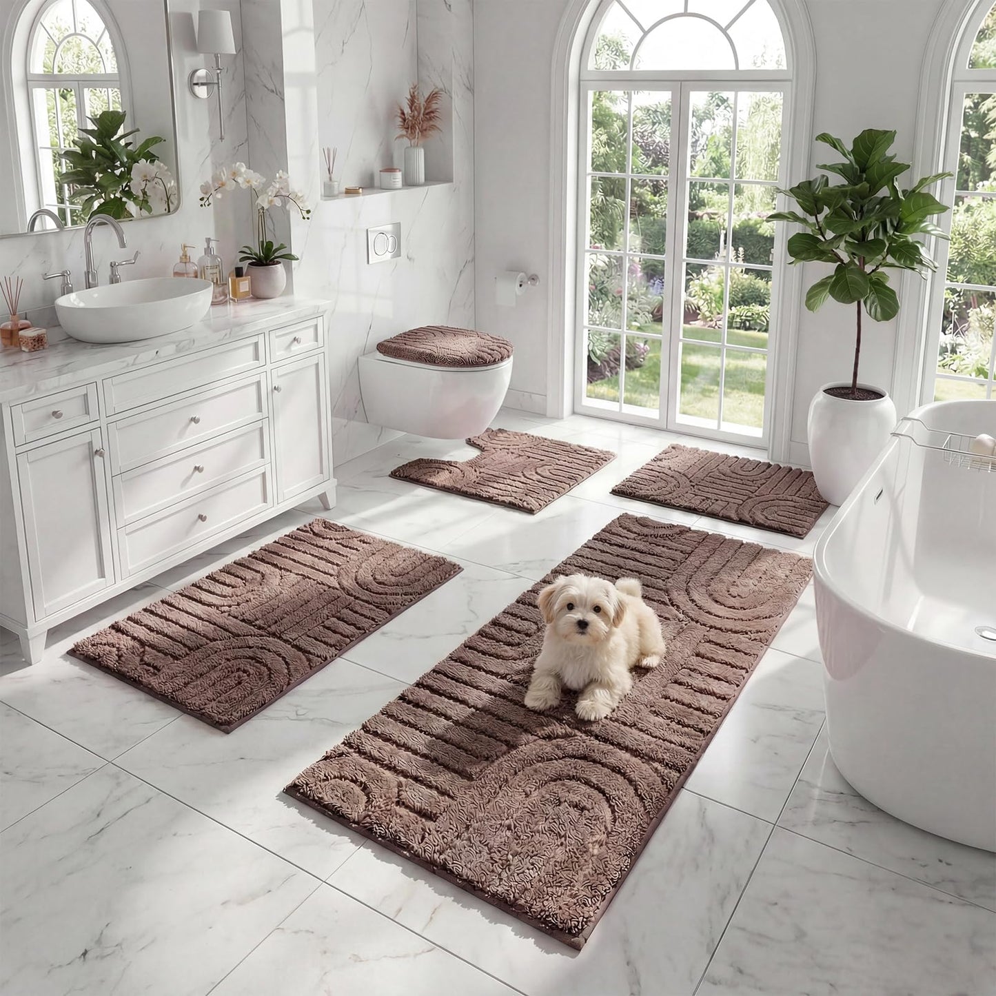 Homcomoda Bath Rug Set