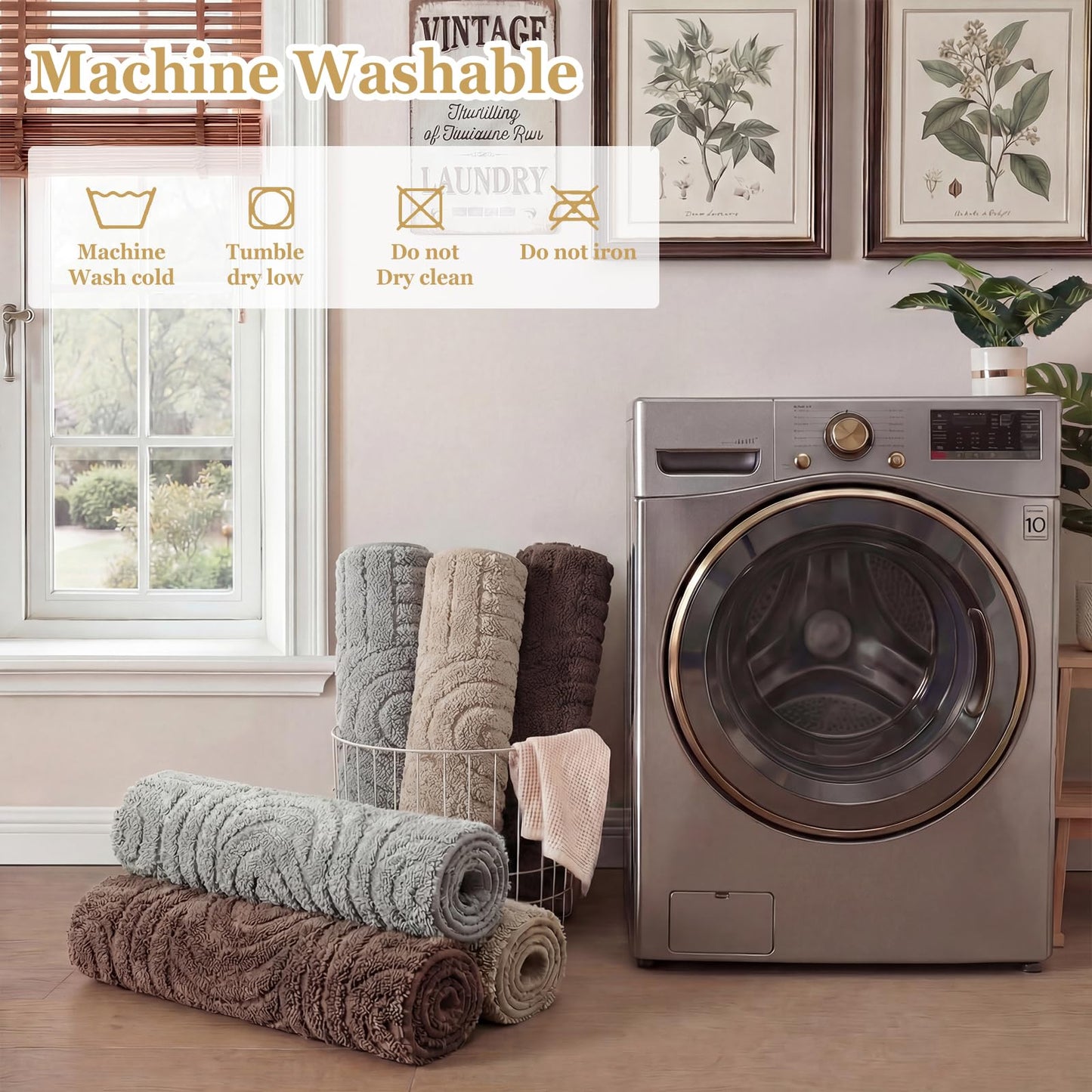 Homcomoda Bath Rug Set