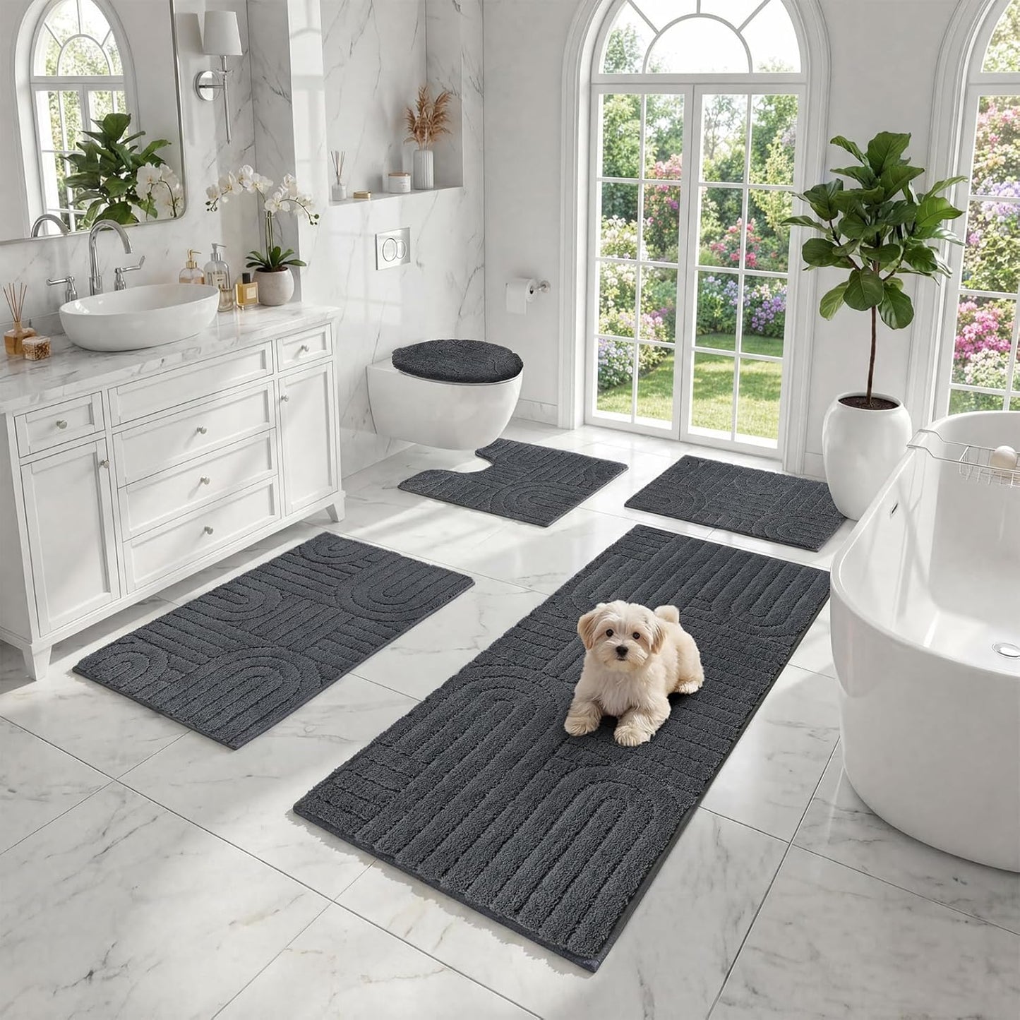 Homcomoda Bath Rug Set