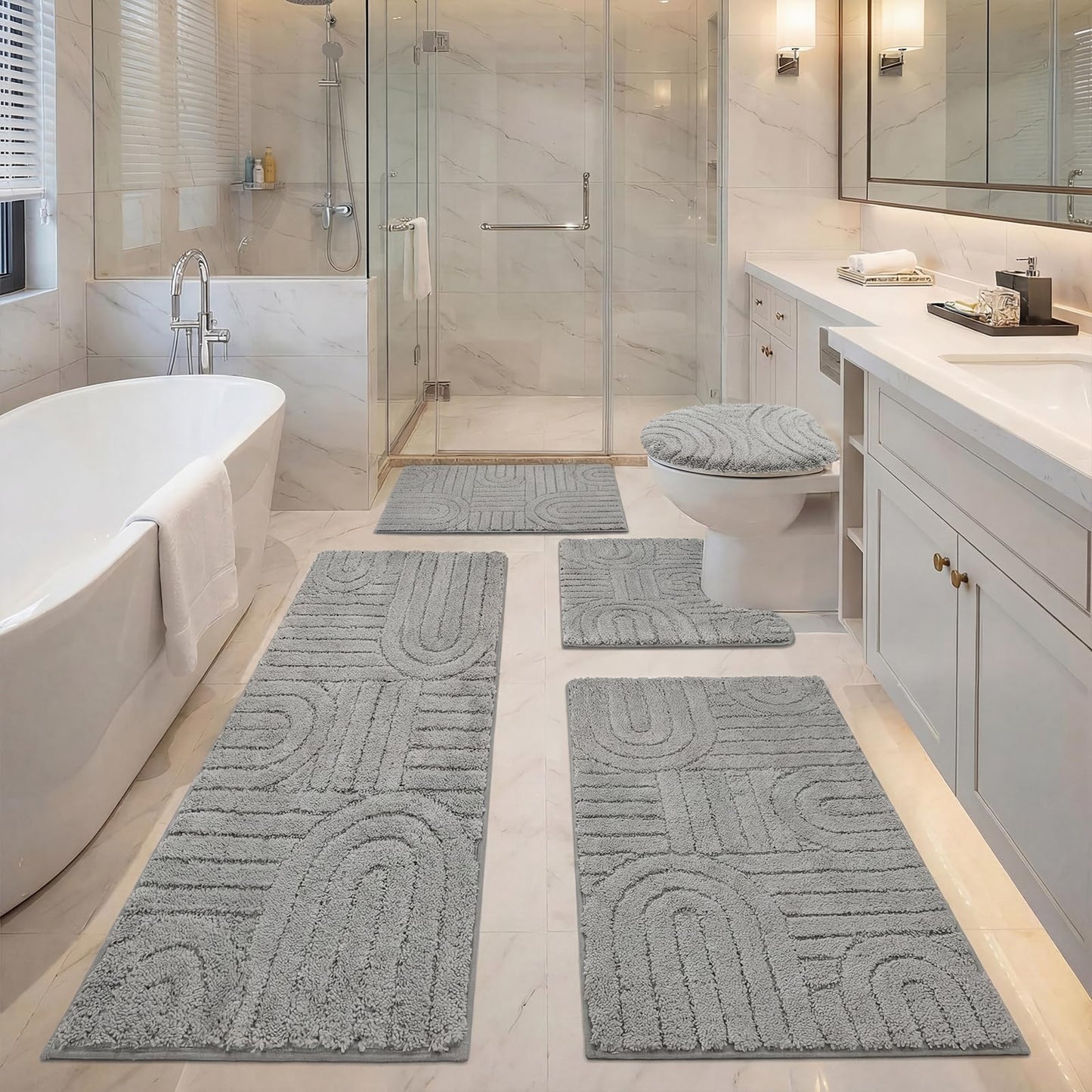 Homcomoda Bath Rug Set