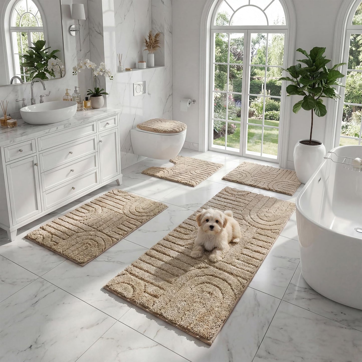 Homcomoda Bath Rug Set